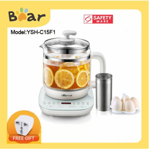 Bear Health Pot YSH-C15F1 Electric Kettle Thick Glass Multi-Function Kettle