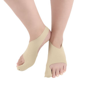 1 Pair Hallux Valgus Correction Sleeve Socks Bunion Relief Corrector Big Toe Straightener Feet Foot Relieve (Basic Split)