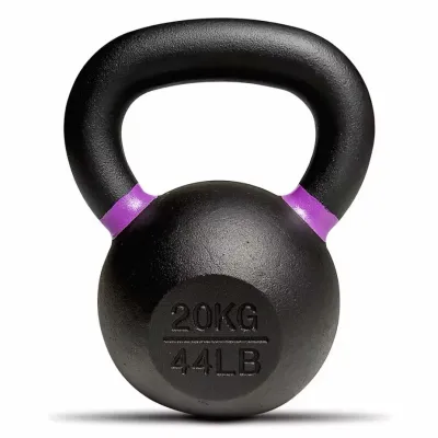 Iron Cast Kettlebell 4–40KG (Per Piece) – Durable Black Coating Ergonomic Handle
