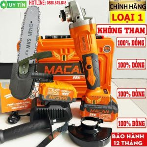 Máy Mài Góc Máy Cắt Dùng Pin MACAN 21V Không Chổi Than Pin 10 cell 2000 mah