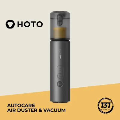 HOTO AutoCare Air Duster & Vacuum - Compact Wireless Vacuum High-Power Blower for Car Home PC