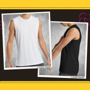BUY 1 TAKE 1 MUSCLE TEE SANDO COTTON SPANDEX FOR MEN FIT TO ALL SIZES - SND PLAIN - Pambahay / Pang alis / Muscle Tee / Stretchable & Relaxable / Fitness / Sports Wear / Gym Wear