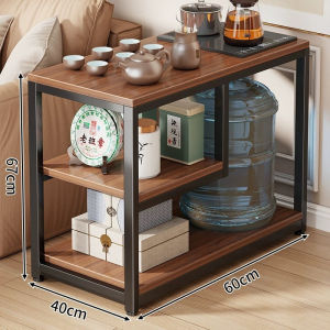 Nordic Style Coffee Table/ Center Table Modern coffee table round metal center table double layer Living Room Table Wood Wooden Table Furniture ﻿