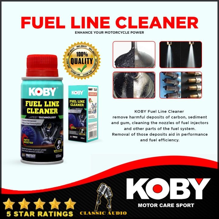 KOBY 2024 NEW UPGRADED FUEL LINE CLEANER 100ML UNIVERSAL & HIGH QUALITY ...