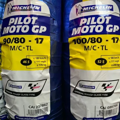 MICHELIN 90/80-17 100/80-17 PILOT MOTO GP Tyres Y15ZR RS150R LC135 Y16ZR Y16 MOTOGP