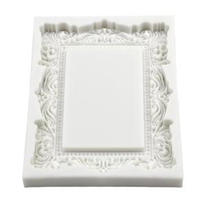 3D công cụ dụng cụ làm bánh khuôn làm món từ đường khuôn bánh cổ điển dập nổi khung hình dạng quà tặng cho người yêu nướng thực phẩm cấp Silicone