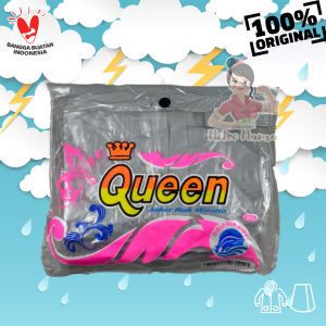 Jas Hujan Wanita Setelan Jaket Rok DOLPHIN BLUE AZ ZAHRA QUEEN 965