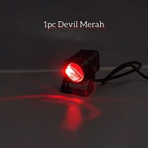 Lampu Tembak ZE8 Ibright Plus Kipas Pendingin Body Black dan Blue Lens