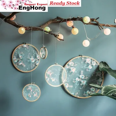 Embroidery Shed RingsCross StitchWooden HoopEmbroidery Hoops Frame KitCincin Bordir Sulaman Knitting 刺绣