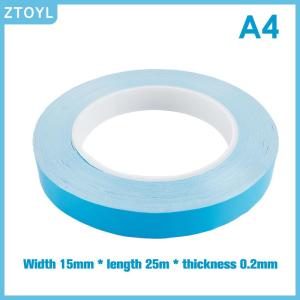 ZTOYL  25m roll Double Sided Thermal Conductive Tape for Chip PCB LED Strip Heatsink