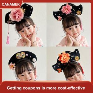 【CANAMEK】 Cổ điển Hanfu sườn xám phụ kiện Hoop tóc Tòa Án Hoàng Gia Cổ Đại Nữ Hoàng công chúa Headband headdress