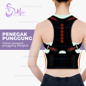 Korset Penegak Punggung Alat Terapi Kesehatan Punggung Bungkuk Skoliosis Back Corrector BESAR