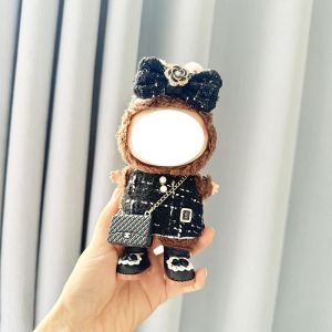 (Siêu Fan) Mini sang trọng búp bê Quần áo trang phục phụ kiện cho Labubu V1 V2 Thần Tượng búp bê Quần áo thời trang DIY Labubu phụ kiện