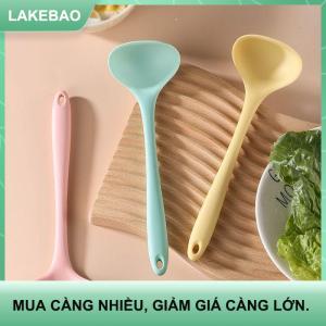 【LAKEBAO】 Silicone súp lò Nồi công suất lớn dài xử lý Ramen muỗng không trượt Grip nhà bếp đồ dùng cho súp phục vụ