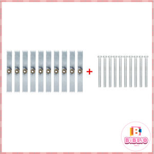 BiBlio【Ready in Stock】 86Type Switch Socket Cassette Screws Support Rod Wall Mount Switch Box Repair Kit 10pcs