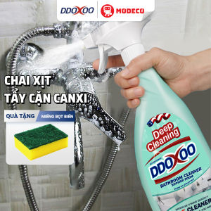 Tẩy Cặn Canxi Nhà Tắm DDOXOO Modeco Làm Sạch Vòi Sen Inox Vách Kính Bồn Sứ Gạch Men An Toàn Hiệu Quả Cao Không Ăn Mòn