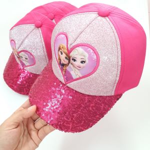 Nón lưỡi trai Elsa Disney kim tuyển nổi bật cho bé gái nón kết elsa cho bé gái