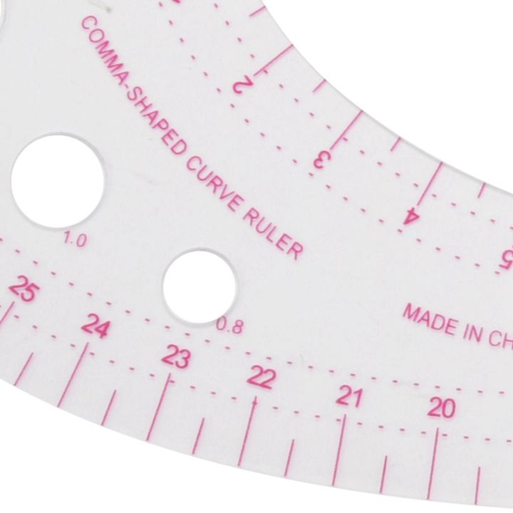 Comma Shaped Ruler J0 11.8