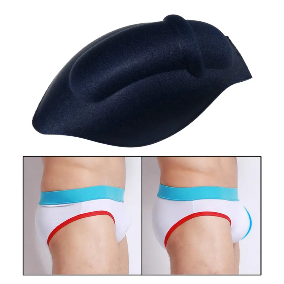 Men Soft Jockstraps Sponge Pouch Bulge Pad Swimwear Enhancer Cup Underwear