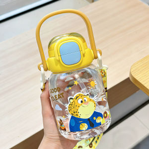 Zootopia Childrens Water Cup Girls High-Value Large-Capacity Double Drinking Plastic Cup Students School Special Water Cup