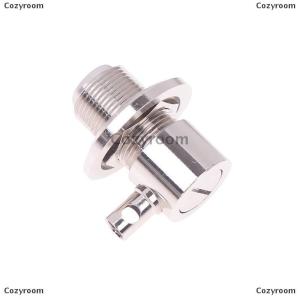 [COD] Cozyroom 1pcs Connector UHF SO239 Female Jack Nut Bulkhead Crimp RG58 RG142 LMR195 Right Angle RF Coaxial Wire Terminals