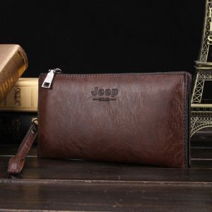 Jeep Buluo Mens Long Zip Wallet