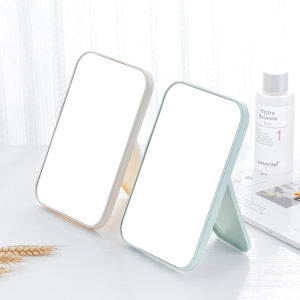 Gương Trang Điểm Công Chúa Một Mặt Để Bàn Có Thể Gấp Gọn Hình Chữ Nhật Phong Cách Hàn Quốc