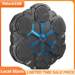 Music Boxing Machine Wall Mounted BT Smart Interactive Boxing Training Equipment for Adults Kids Boys Girls 8 9 10 11 12 Years Old