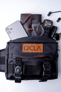 OXCLA Waist Bag Pria Waterproof - Hitam