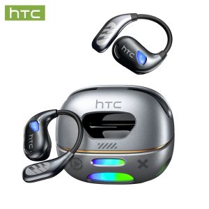 HTC NE69 AI Tai nghe hỗ trợ dịch thuật tai nghe ngủ đa chức năng Bluetooth 6.0 âm thanh Hi-Fi cao cấp khử tiếng ồn ENC hiệu ứng đèn LED chống nước IPX7 thiết kế không dây.