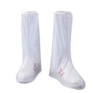 Reusable Safe Non Slip PVC Shoe Covers Waterproof Rubber Rain Boots Slip-resistant Waterproof Rain Reusable Overshoes Foldable Portable Reusable PVC Snow Overshoes Sole Overshoes Galoshes for Women
