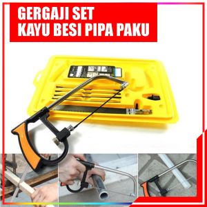 TITIK TIGA Magic Saw Gergaji Tangan Multifungsi / Gergaji Kecil Set - Mini Gergaji Ukir Serbaguna Set