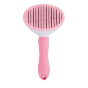 Meowhouse  ที่แปรงขนสุนัข หวีขนแมว ที่แปรงขนสุนัข แมว มีปุ่มกดเพื่อดันขนออก กำจัดขนหลุดร่วง ทำความสะอาดง่าย แปรงขนแมว หวีแมว