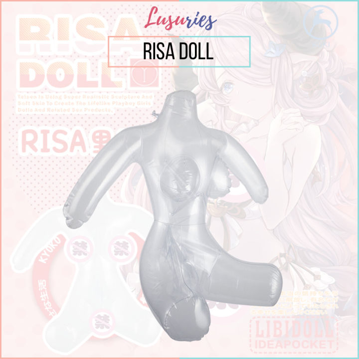 LUSURIES Risa Inflatable Doll Body Sitting Position  Can Be Dress Up Role Play Realistic Plastic Adult Sex Toy For Man