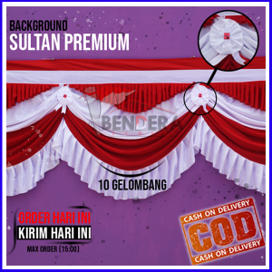 BACKGROUND SULTAN 10 GELOMBANG (8 METER)