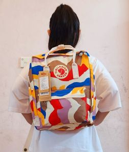 Balo đi học đi chơi nam nữ Kanken Fjallraven Art chống nước có ngăn đựng laptop