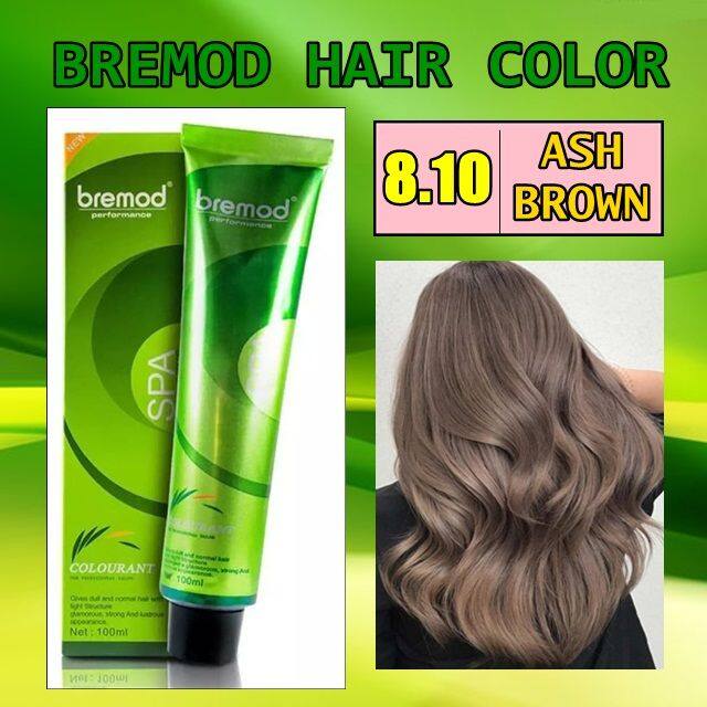 8.10 ASH BROWN SET WITH OXIDIZING (BREMOD PROFESSIONAL HAIR COLOR