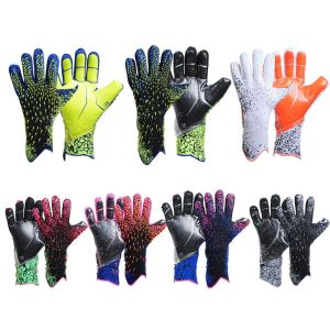 MIRELAE 1Pair Mủ cao su dày Găng tay thủ môn Chống trượt Bảo vệ ngón tay Găng tay bóng đá Bền bỉ Chống mài mòn dành cho người lớn và trẻ em
