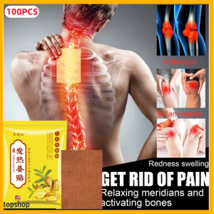herbal Ginger Patch 100pcs Health Care for Promote Blood Circulation and Knee Neck Back Pain Relief - TRENDSETTERPH