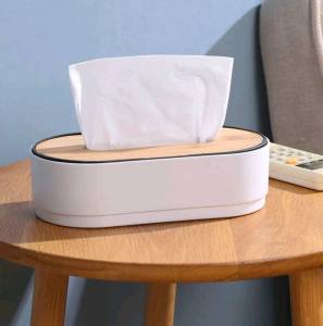 ❇️กล่องทิชชู่ กล่องทิชชู่ไม้ สไตล์มินิมอล ดีไซน์เลิศหรู ฝาทำจากไม้ CH0501 🔰โปรดอ่านรายละเอียดสินค้าก่อนสั่งซื้อคะ🔰