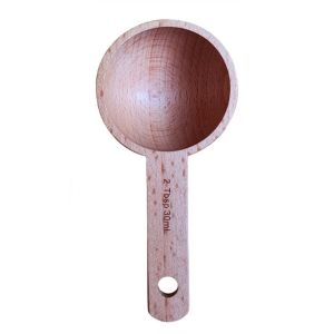 BLACKON 7.5/10/15/30/45ml Measuring Spoon Tablespoon Walnut Wooden Beech Wooden Spoon Quantitative Seasoning Tools Tea Coffee Bean Spoon Home