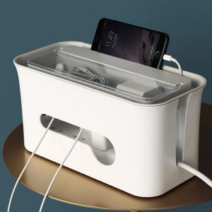 Hộp Đựng Cáp Vision Hộp Đựng Dây Điện Quản Lý Dây Ổ Cắm An Toàn Gọn Gàng Tổ Chức Chống Bụi Tổ Chức Tiết Kiệm Không Gian