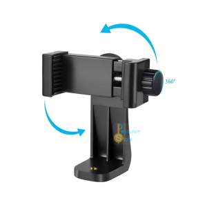 Holder U-MOUNT 360° Rotation Phone Holder untuk Tongsis Tripod Mount Smartphone Holder Bracket Clamp Phone 1/4"