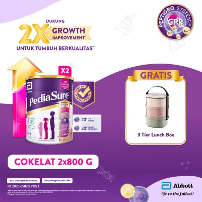 PediaSure Cokelat (1-10th) 2x800gr - Nutrisi Pertumbuhan