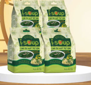 {SX tháng 12/2025} COMBO 4 Túi Canh Rau Ngót Thịt Bằm sấy thăng hoa