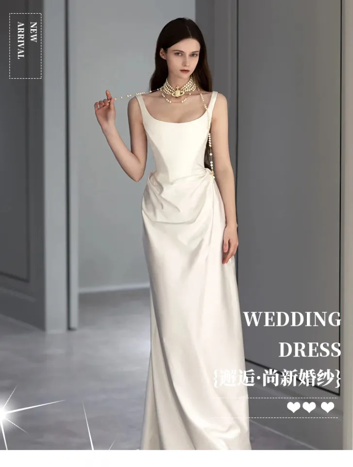 Váy dạ hội dài tay thiết kế đen trắng cổ điển - D626 - AloraShop21