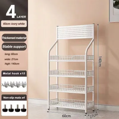 Multi-layer movable Supermarket shelves Supermarket Snack Shelf Convenience Store Snack Shelf Beverage Toy Storage Organizer Universal 零食架