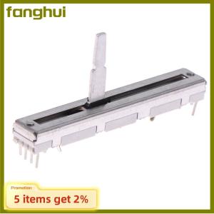 fanghui 1Pc For 60mm DJM 350 400 600 700 800 Push Fader Straight Slide Potentiometer DJ Mixer Stereo Fader Sliding Potentiometer