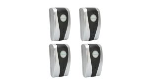 4 Pack Power Save Smart Energy Saver Device 90V-250V 30KW Electricity Saving Power Saving Electricity Reducer Power Factor Saver House Voltage Stabilizer Energy Saving Device(US)