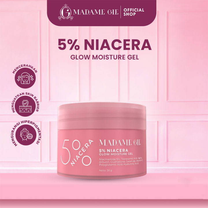 MADAME%20GIE%205%25%20Niacera%20Moisturizer%20Gel%20Cream%20Glow%20Moisture%20with%202X%20Brightening%20Agent%20and%204X%20Hydration%20Skin%20Barrier%20Face%20Care%20-%2030g%20-%20Image%202